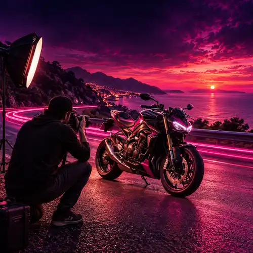 Sesión fotográfica con tu moto